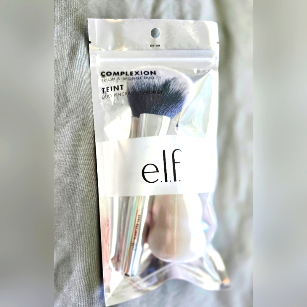 NEW! E.l.f. Complexion Brush & Sponge Duo
